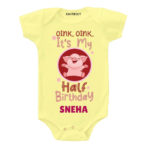 its my half birthday dress