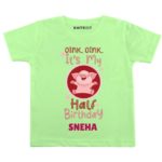 its my half birthday dress