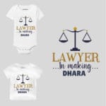 Lawyer in making Baby Clothes