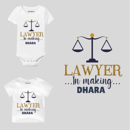Lawyer in making Baby Clothes