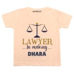 Lawyer in making Baby Clothes