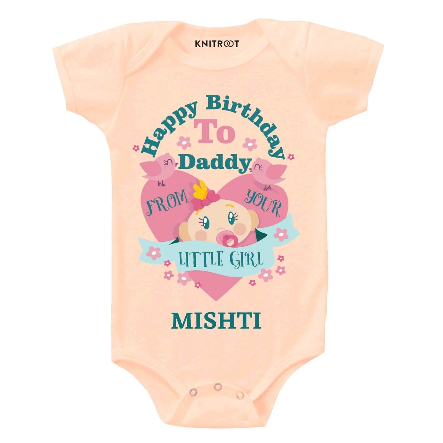 Little Girl Dad Birthday wear