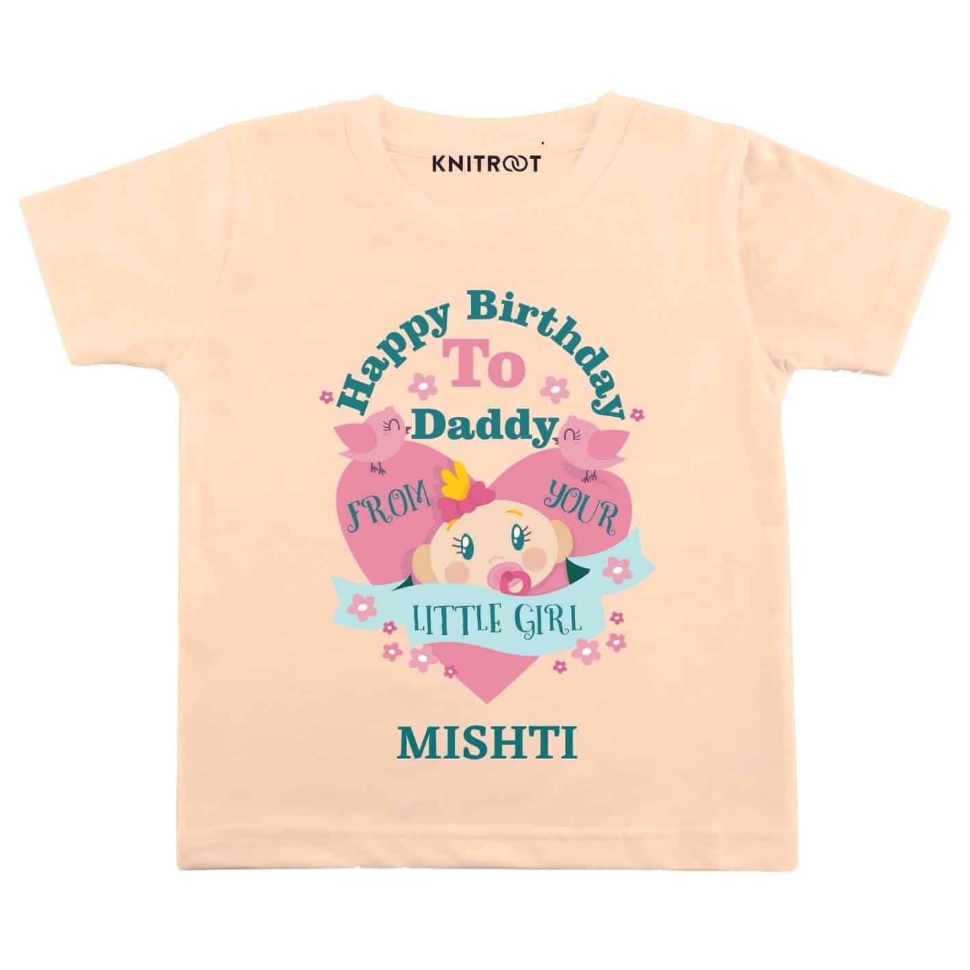 Little Girl Dad Birthday wear