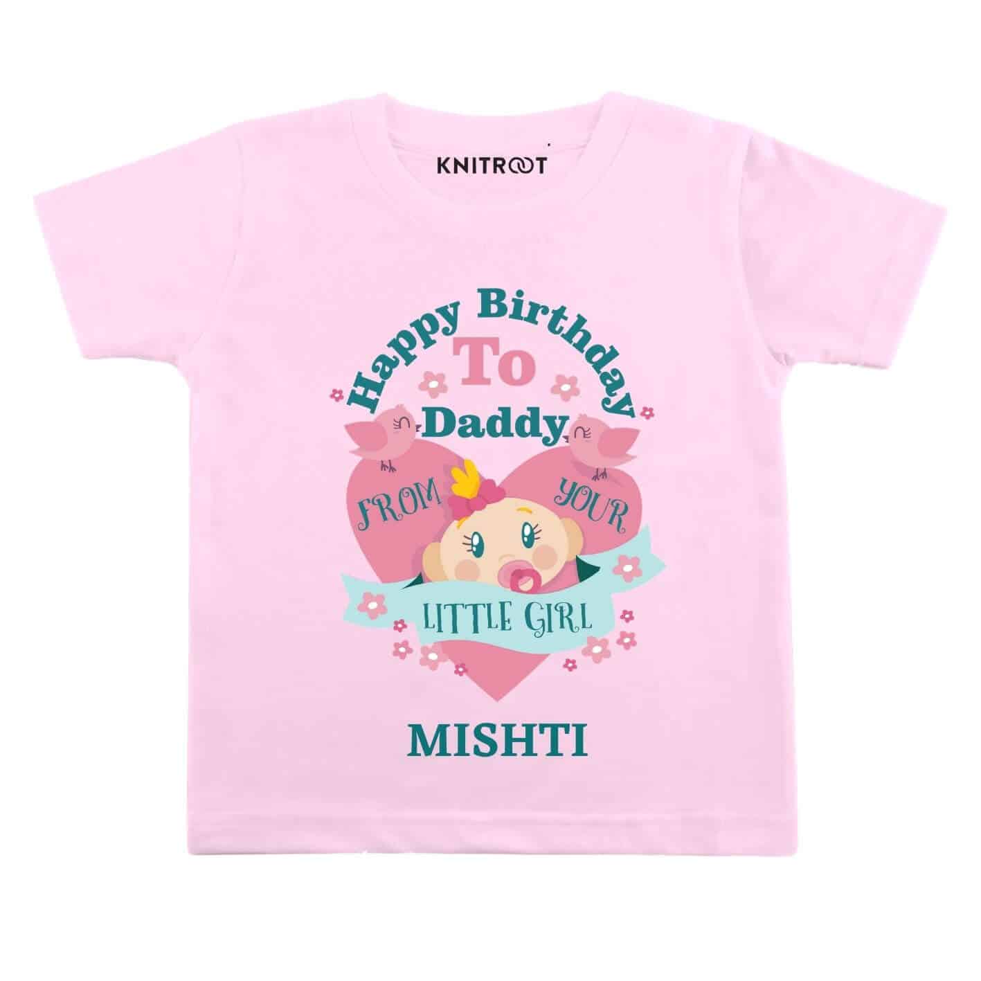 Little Girl Dad Birthday wear