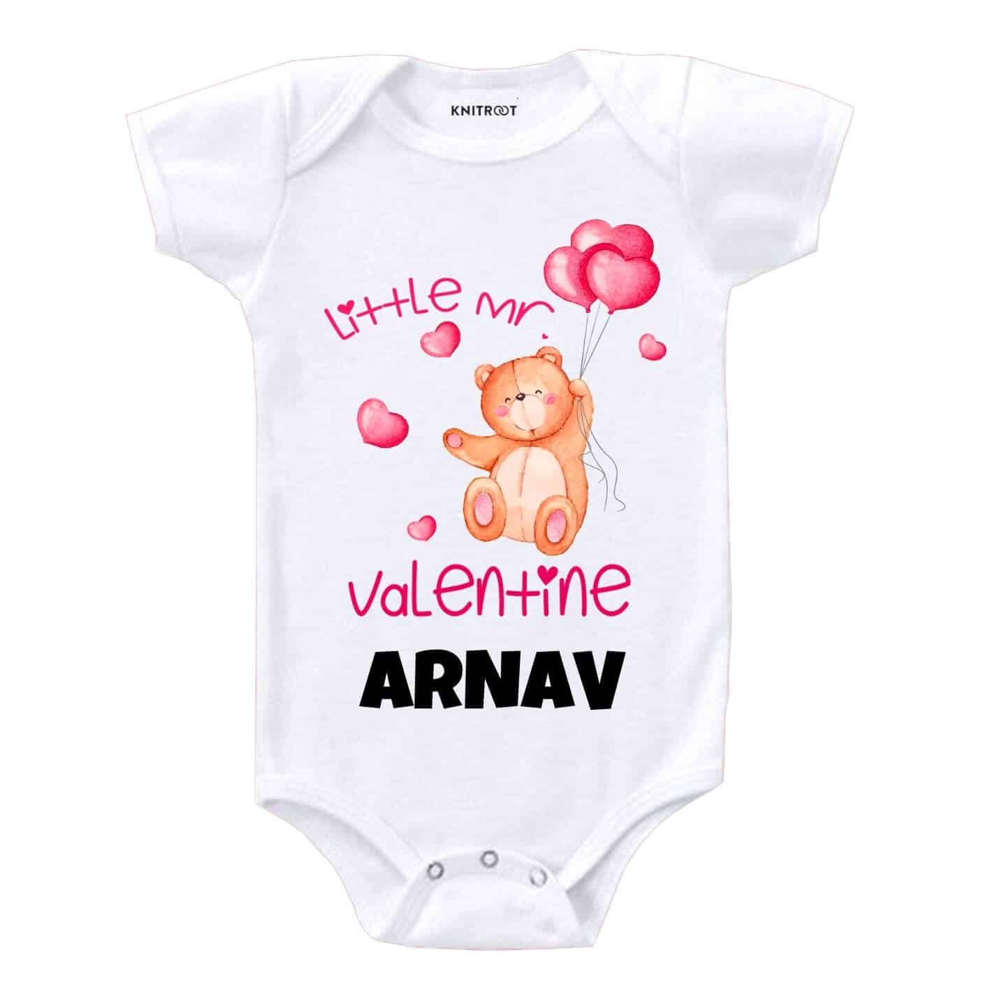 Little Mr.Valentine Baby Onesie