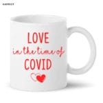 Love in Covid Valentine Mug-rt