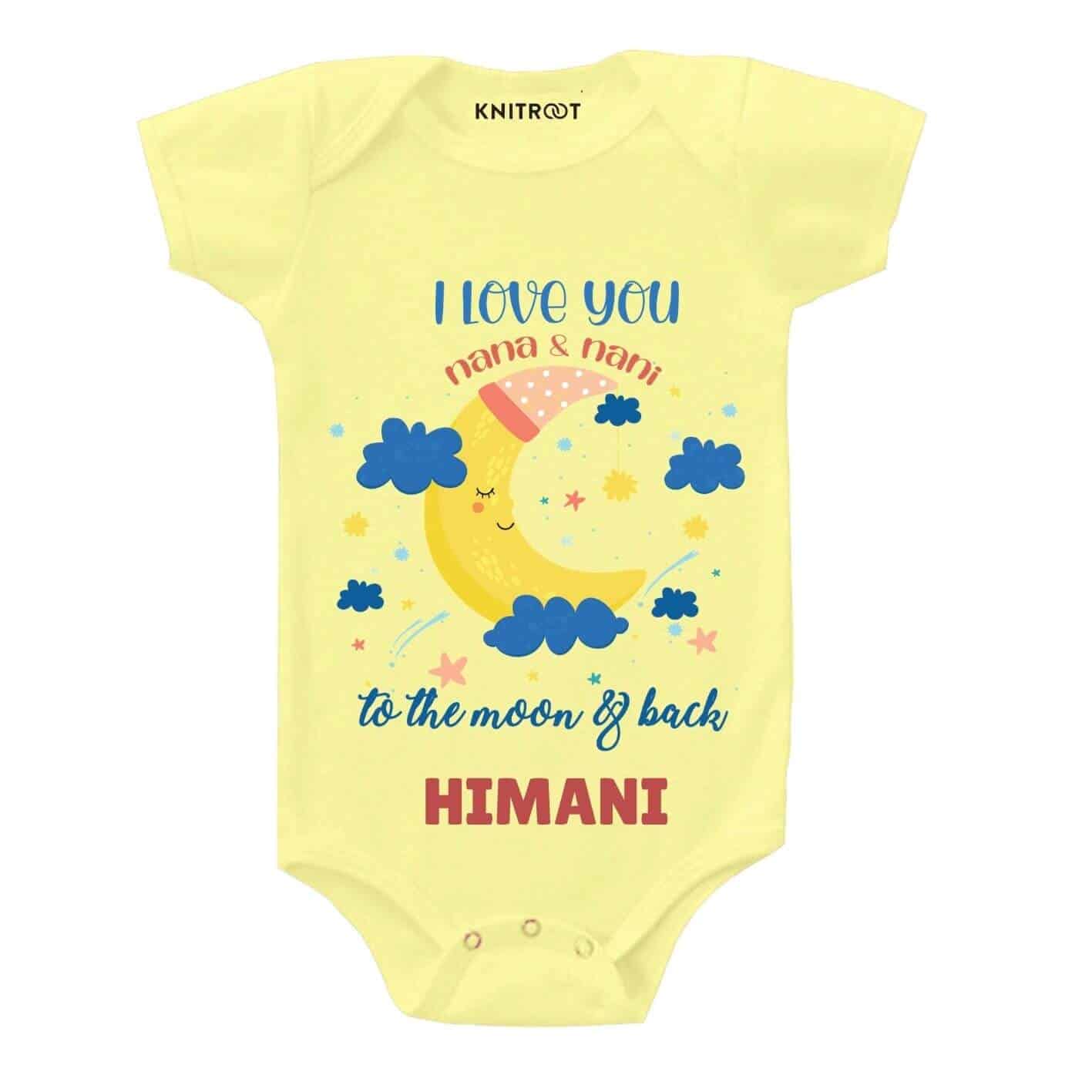 Love you Nana Nani Baby Clothes