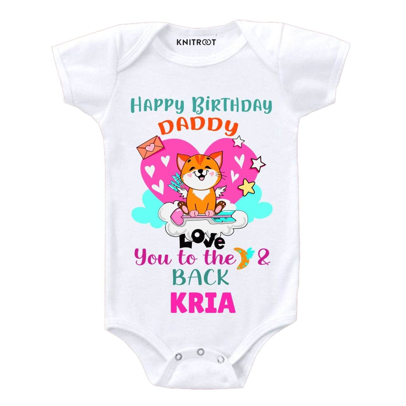 Love you back Dad Birthday Clothes