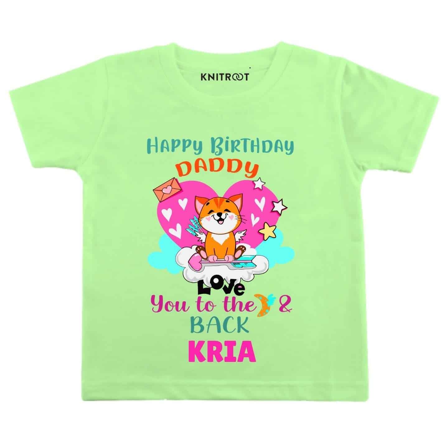 Love you back Dad Birthday Clothes