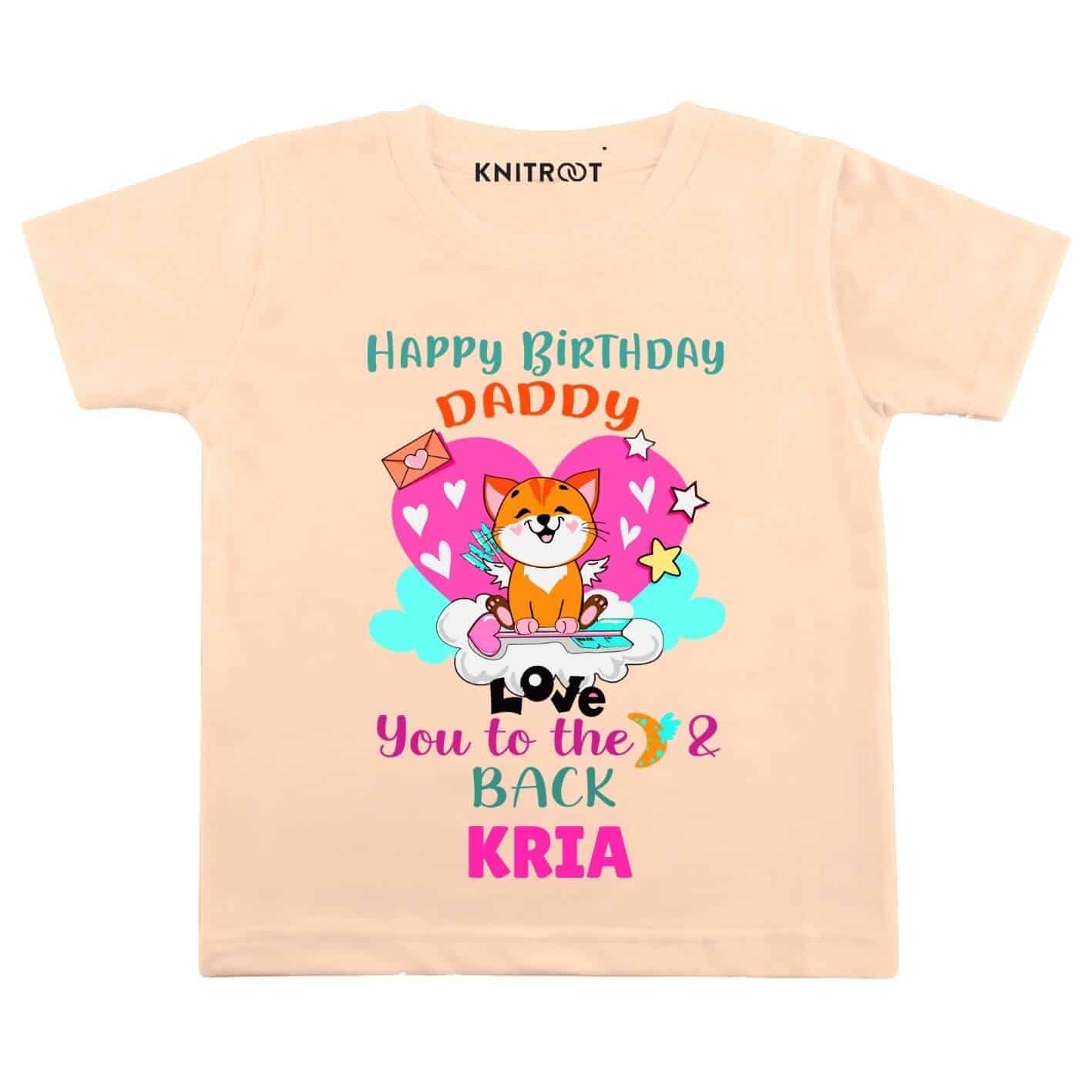 Love you back Dad Birthday Clothes