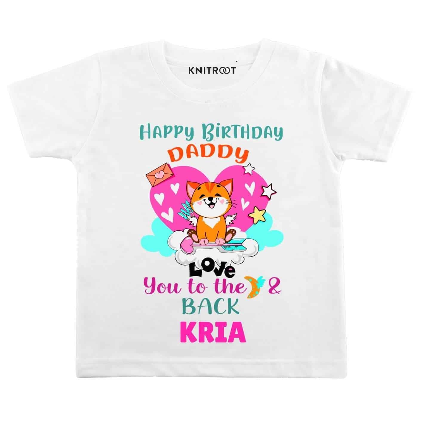 Love you back Dad Birthday Clothes