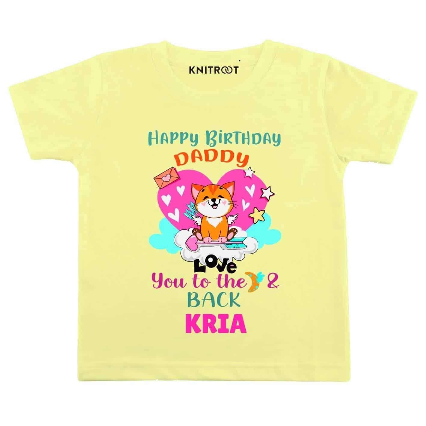 Love you back Dad Birthday Clothes