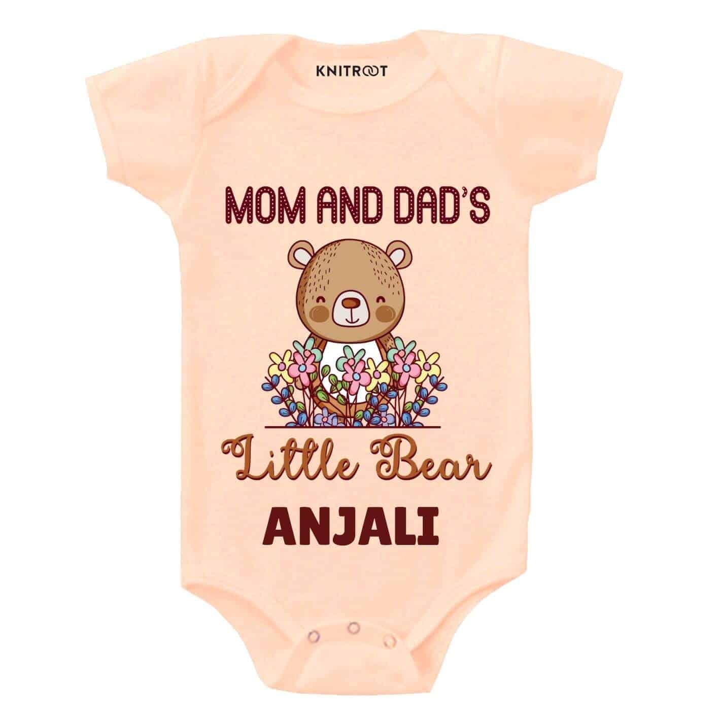 Mom and Dad's Little Bear Baby Romper