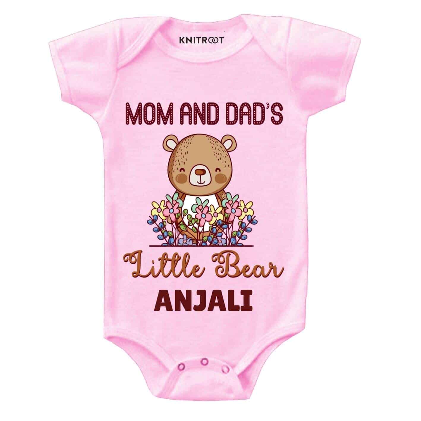 Mom and Dad's Little Bear Baby Romper