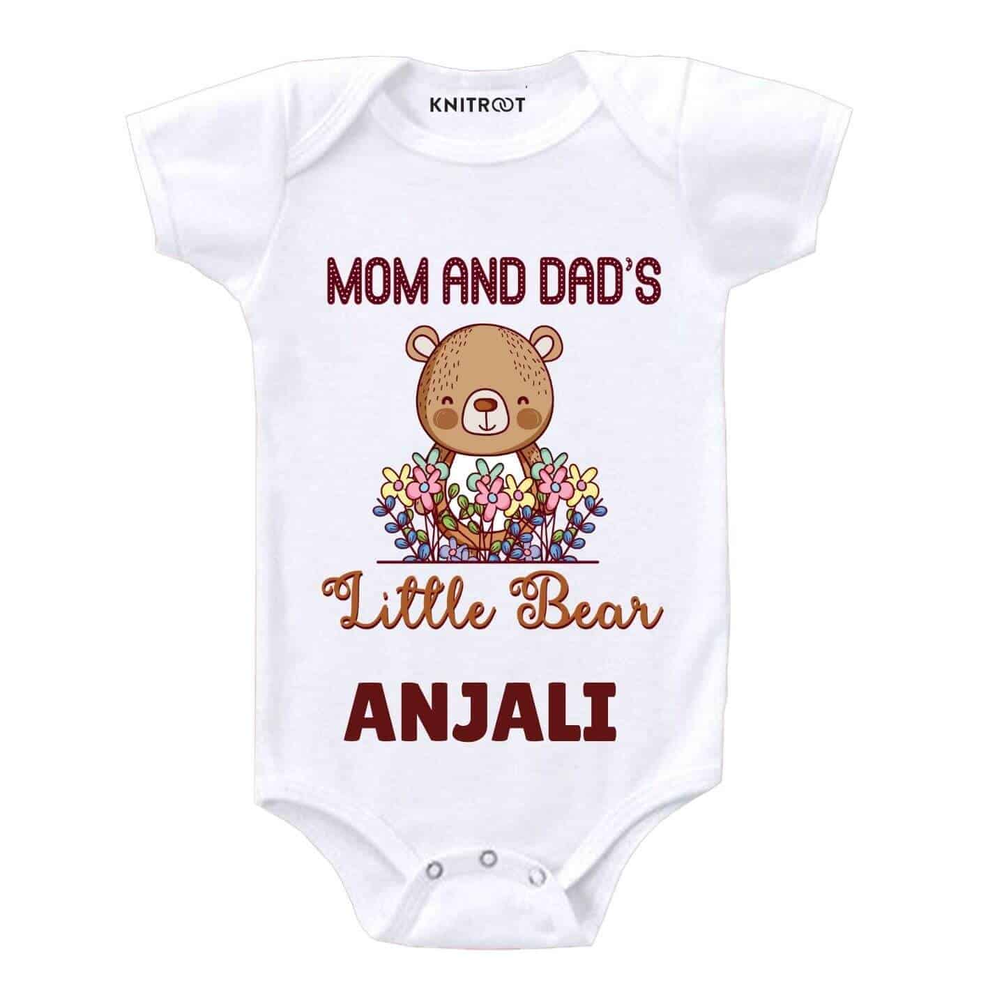 Mom and Dad's Little Bear Baby Romper