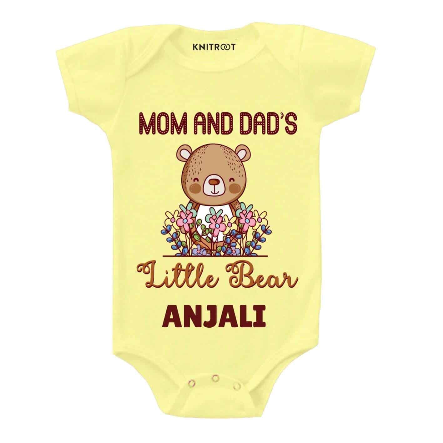 Mom and Dad's Little Bear Baby Romper