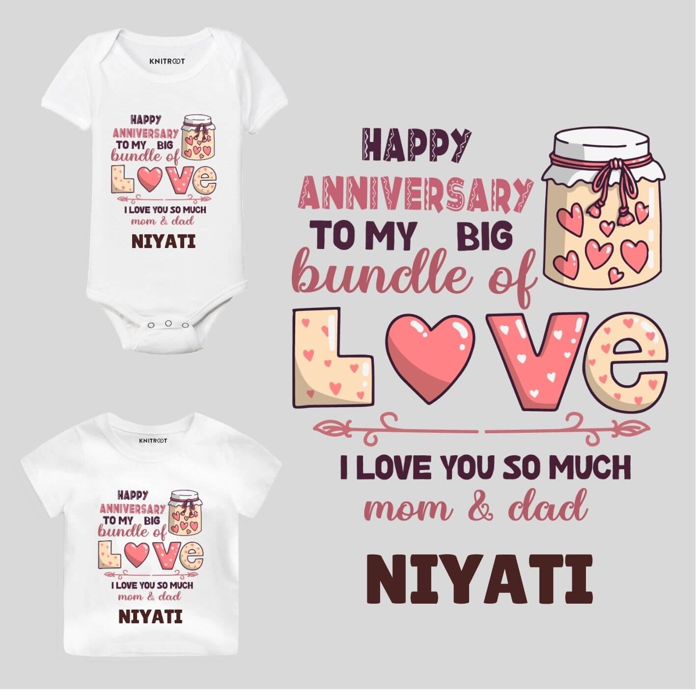 Mom dad Anniversary-Bundle of love Mom dad Anniversary-Bundle of love