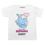 Mom dad’s Cute little elephant