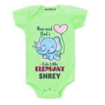 Mom dad’s Cute little elephant