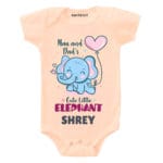 Mom dad’s Cute little elephant