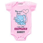 Mom dad’s Cute little elephant