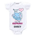 Mom dad’s Cute little elephant