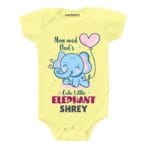 Mom dad’s Cute little elephant