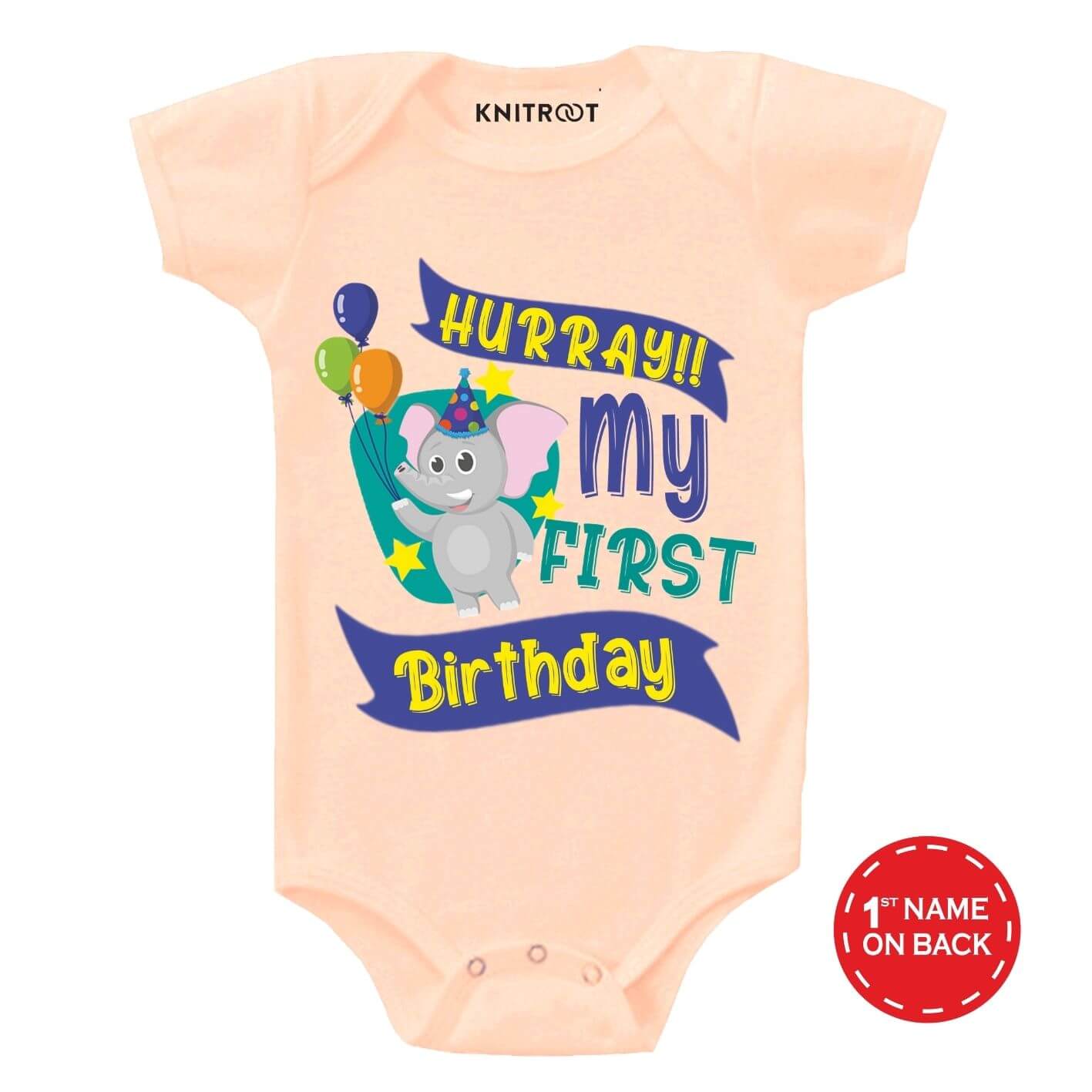 My First Birthday Personalized Wear