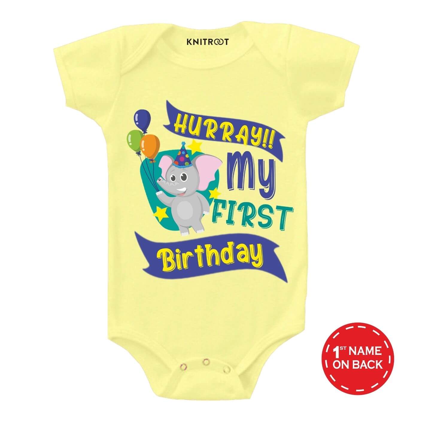 My First Birthday Personalized Wear