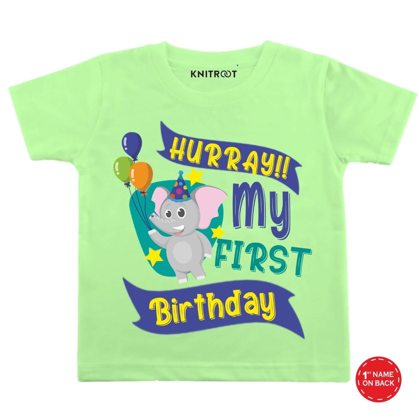 My First Birthday Personalized Wear