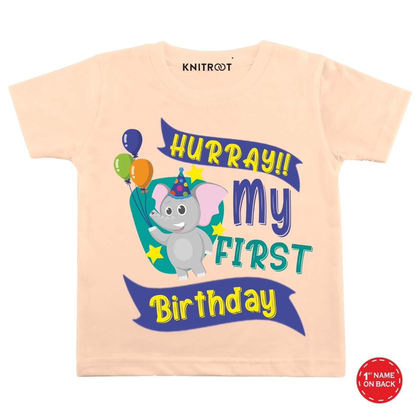 My First Birthday Personalized Wear
