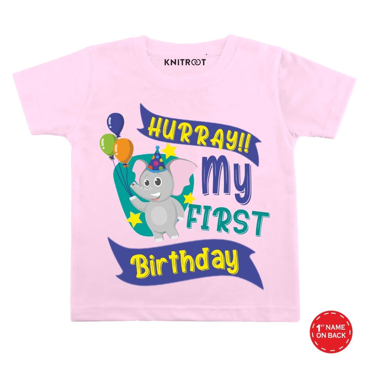 My First Birthday Personalized Wear
