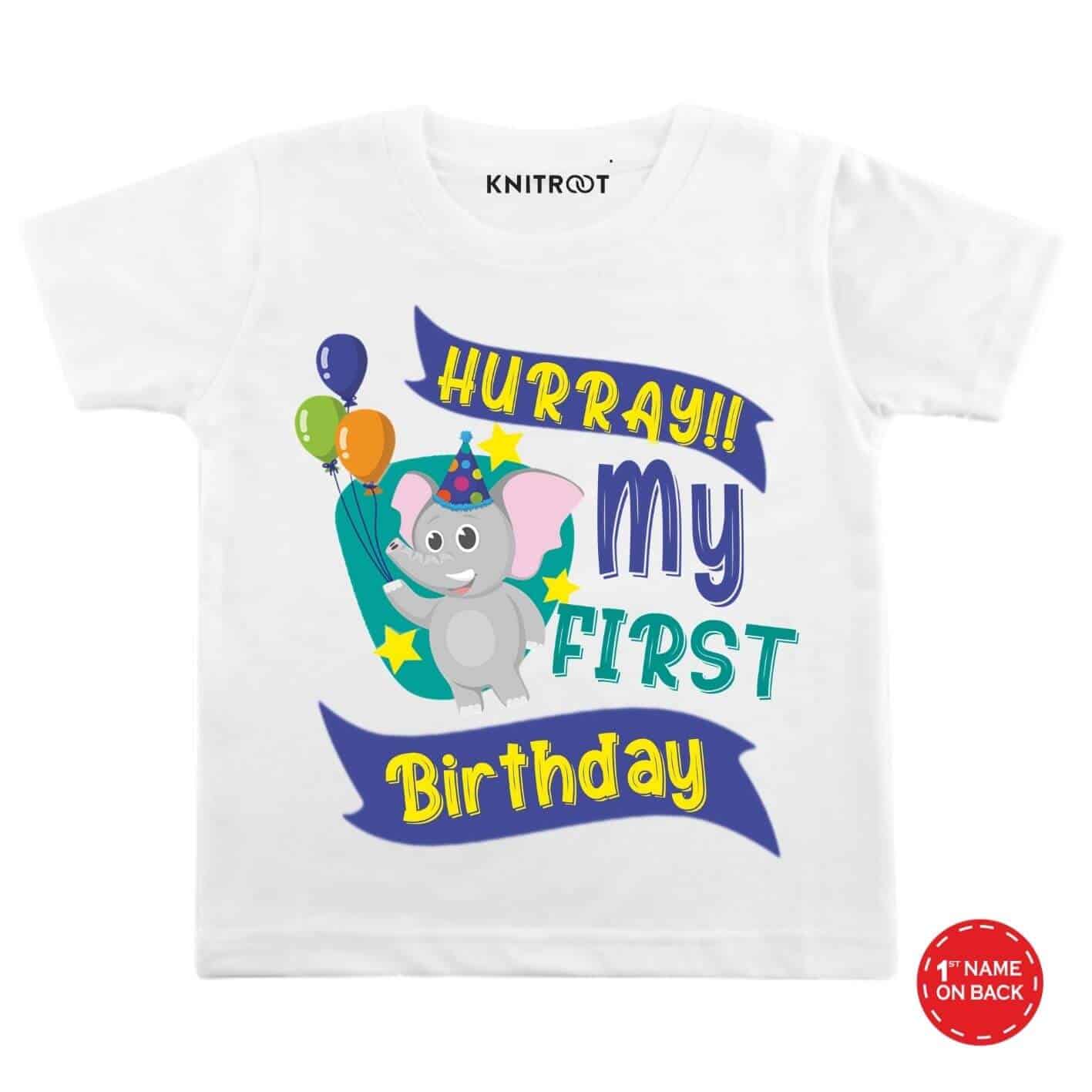 My First Birthday Personalized Wear