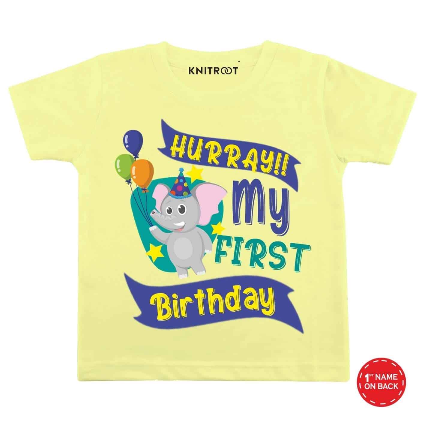 My First Birthday Personalized Wear