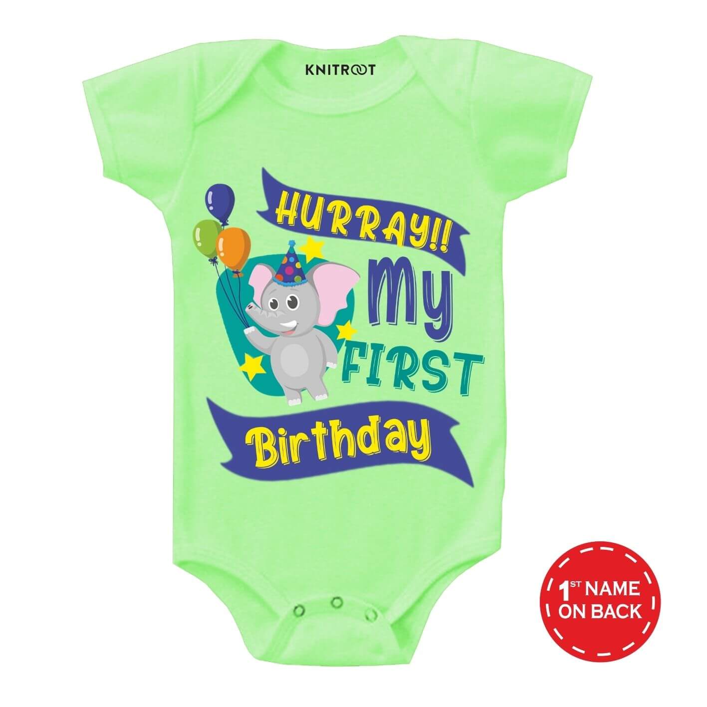 My First Birthday Personalized Wear