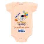 My Hero Dad Birthday Baby Clothes