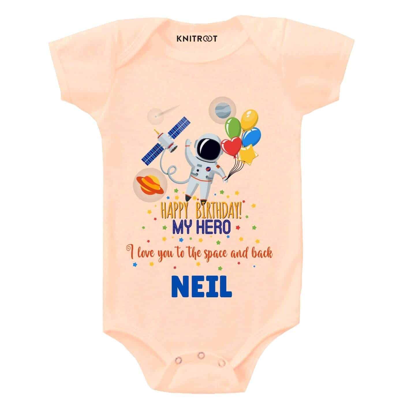 My Hero Dad Birthday Baby Clothes