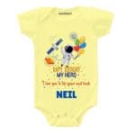 My Hero Dad Birthday Baby Clothes