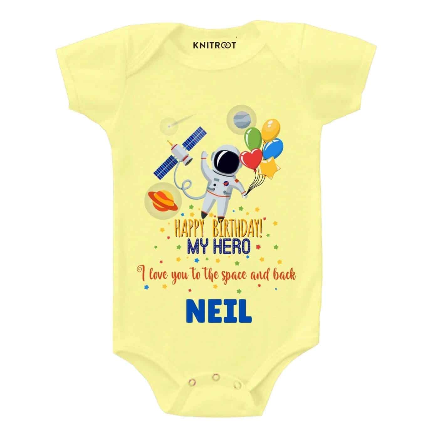 My Hero Dad Birthday Baby Clothes