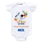 My Hero Dad Birthday Baby Clothes