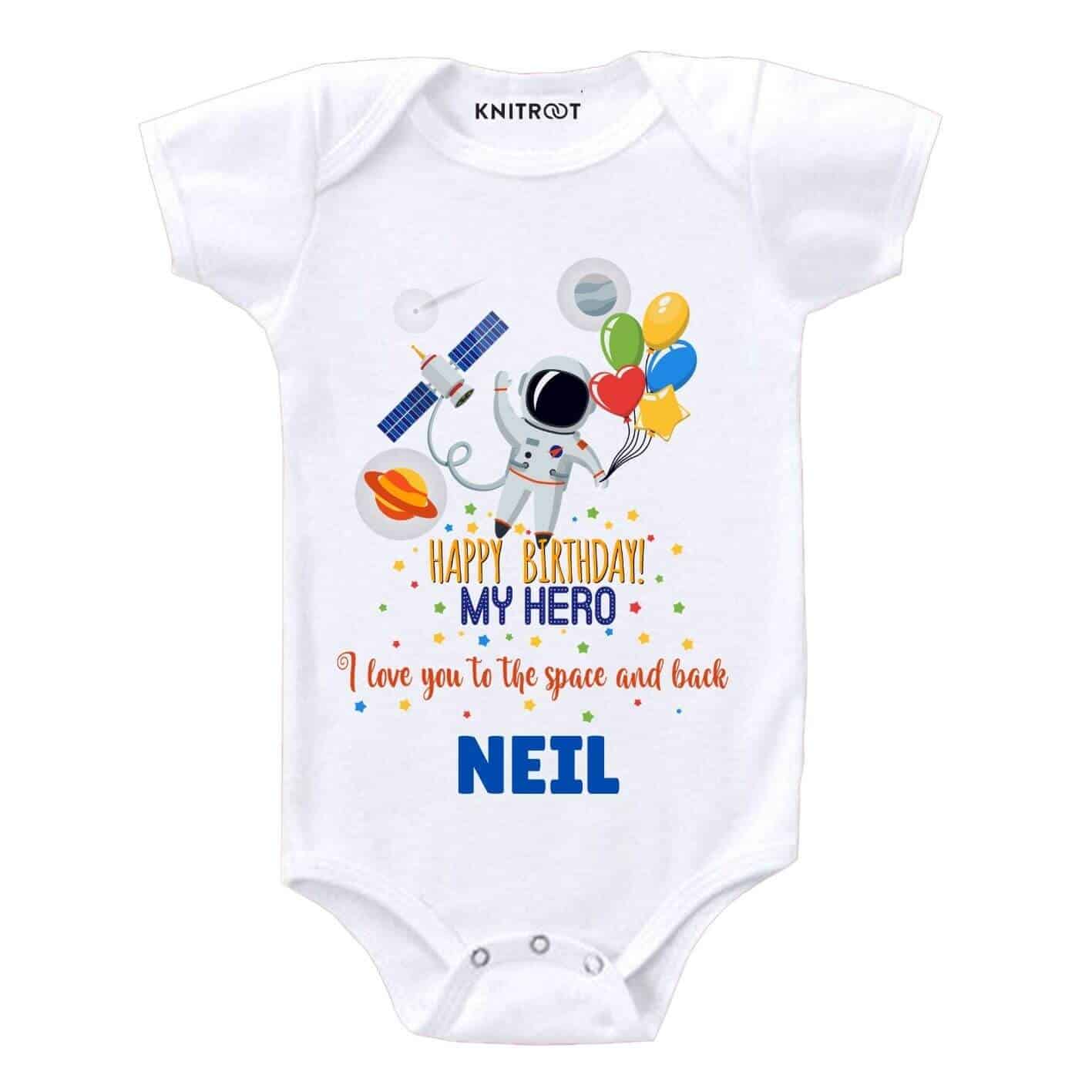 My Hero Dad Birthday Baby Clothes