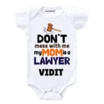 My Mom is lawyer Baby outfit