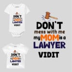 My Mom is lawyer Baby outfit