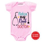 My dad is Doctor Baby Onesie