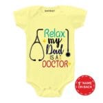 My dad is Doctor Baby Onesie