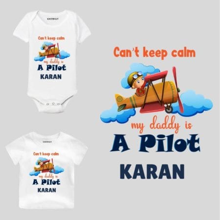 My daddy is a Pilot Baby Clothes