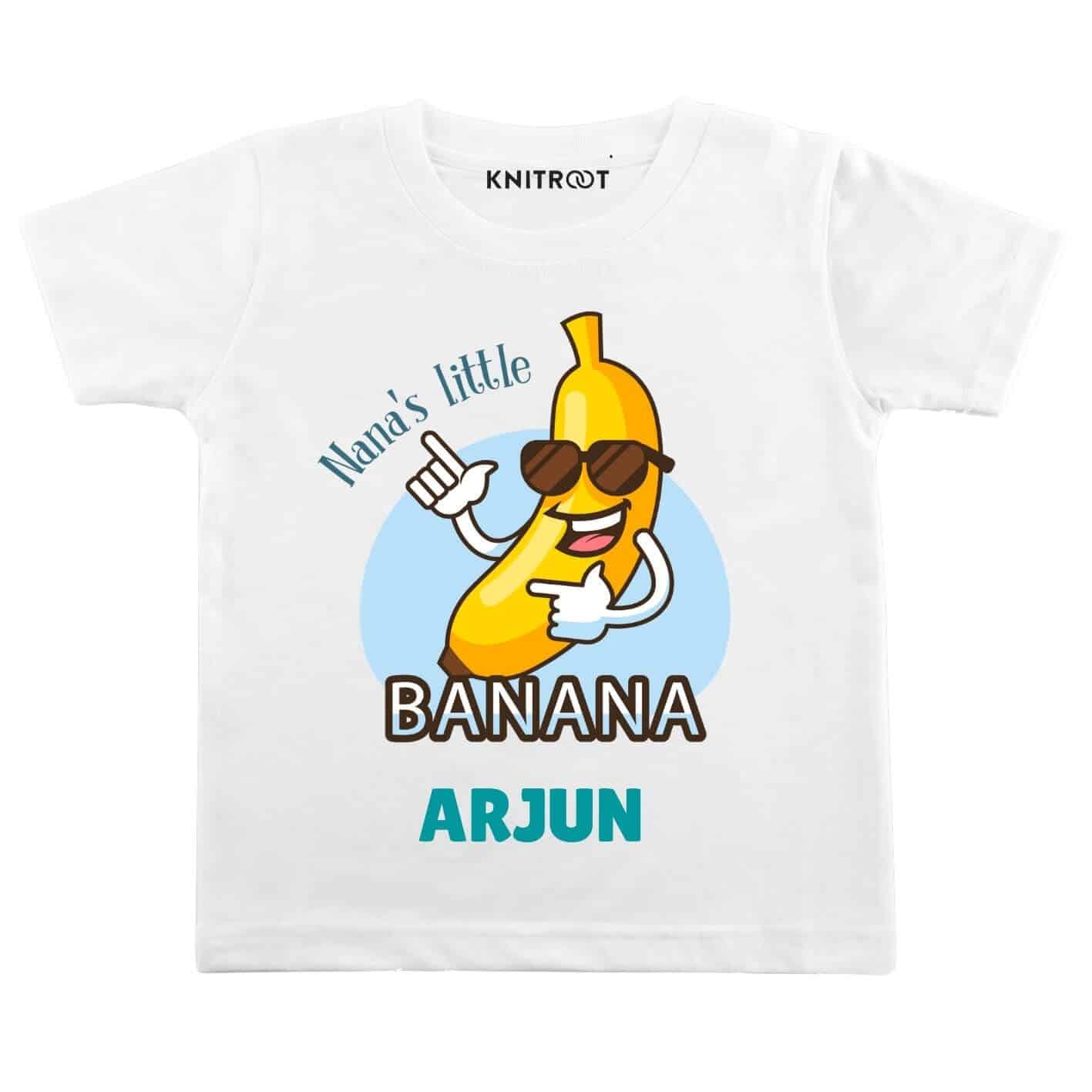 Nana's little Banana Kids T-shirt