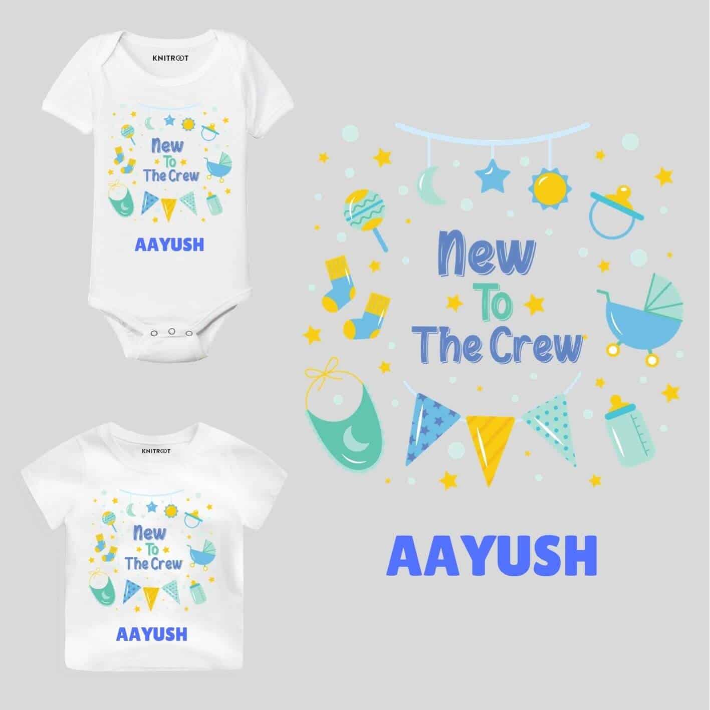 New to crew Newborn Outfit