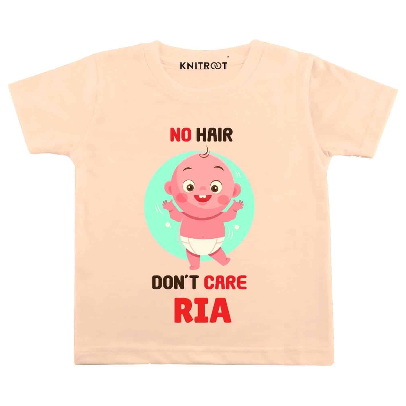 No hair don't care Baby Outfit