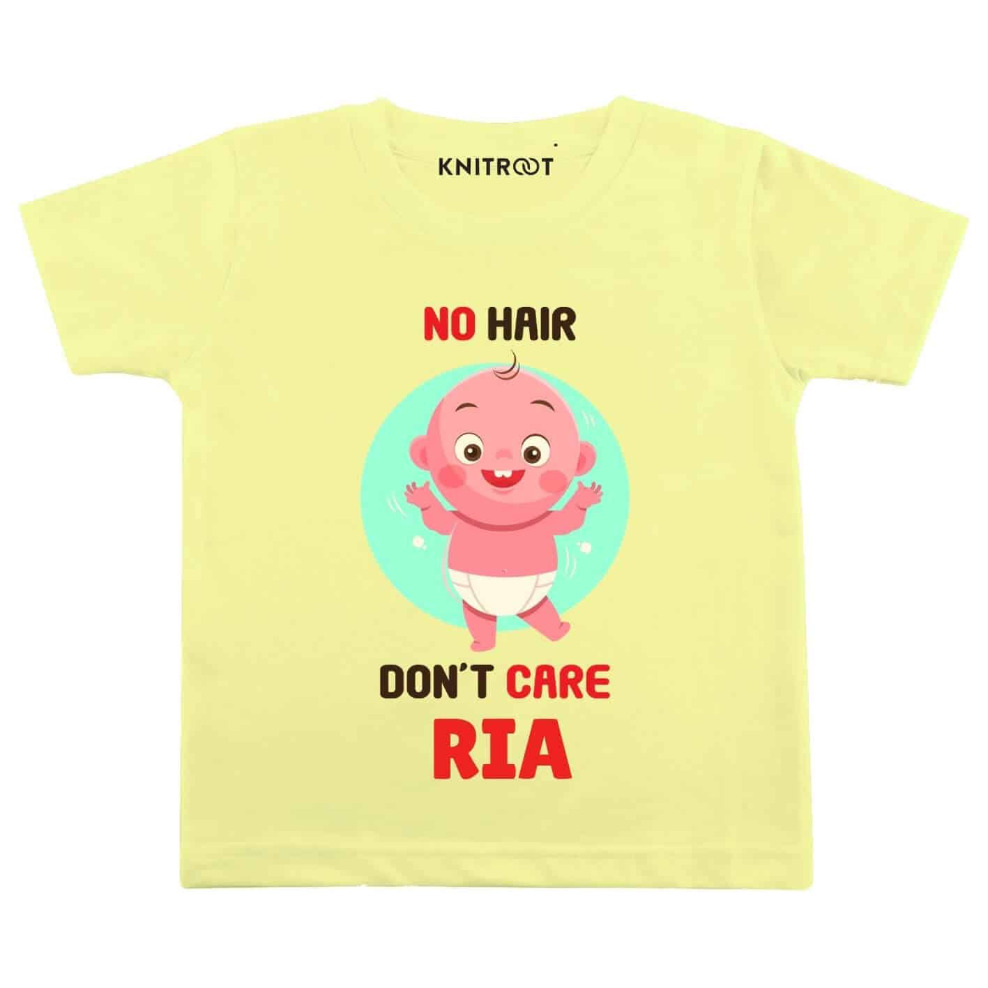 No hair don't care Baby Outfit